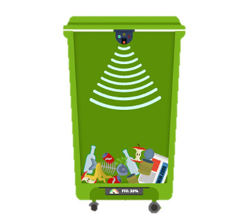 BC100-Garbage Bin Sensor-Waste Management Solution 